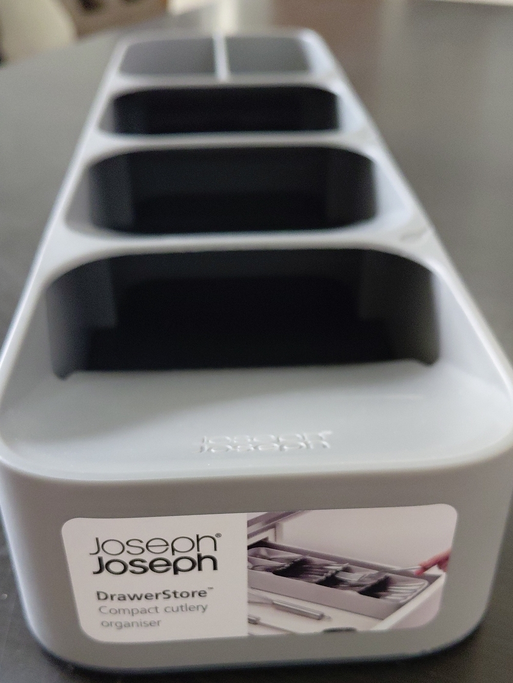 Joseph Joseph Drawer Organizer in Gray and Black